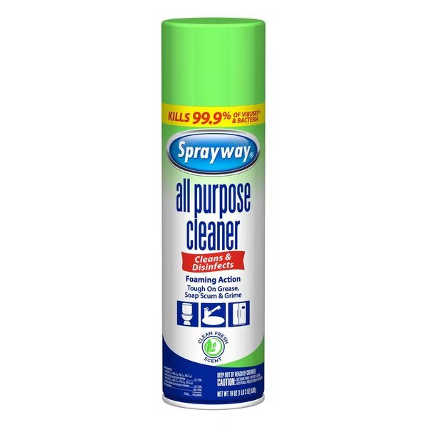 Fresh Scent All Purpose Cleaner Foam 19 oz, Sprayway, Mfr#: SW5002R